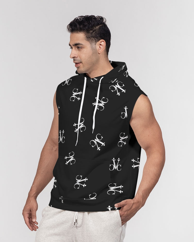 Vici Logo Men's Premium Heavyweight Sleeveless Hoodie