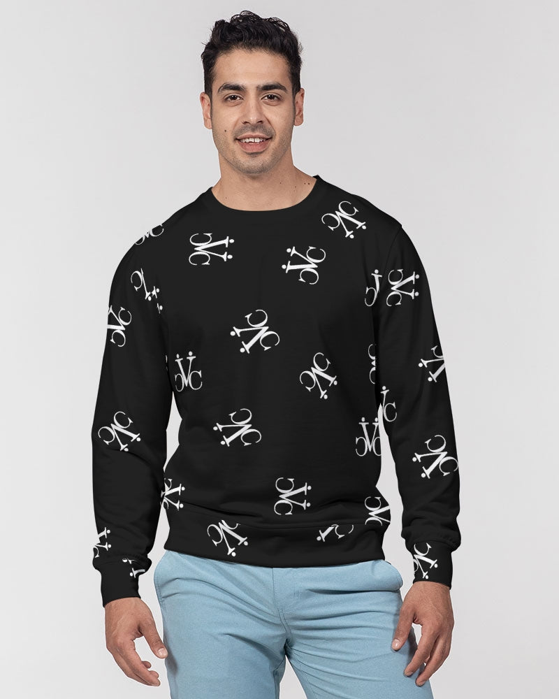 Vici Logo Men's Classic French Terry Crewneck Pullover