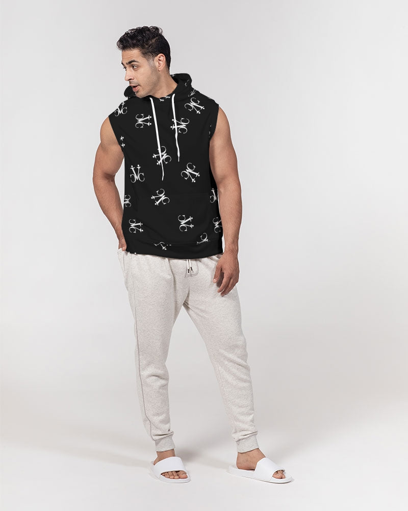 Vici Logo Men's Premium Heavyweight Sleeveless Hoodie