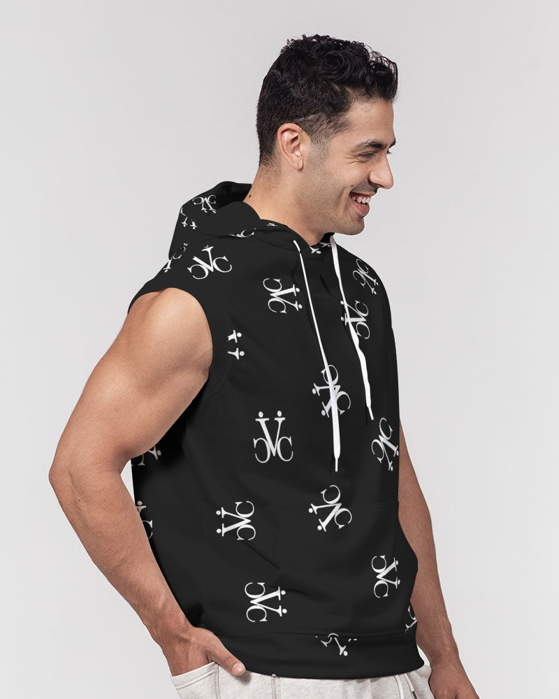 Vici Logo Men's Premium Heavyweight Sleeveless Hoodie