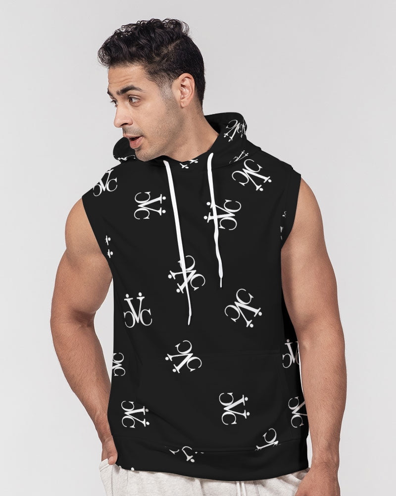 Vici Logo Men's Premium Heavyweight Sleeveless Hoodie