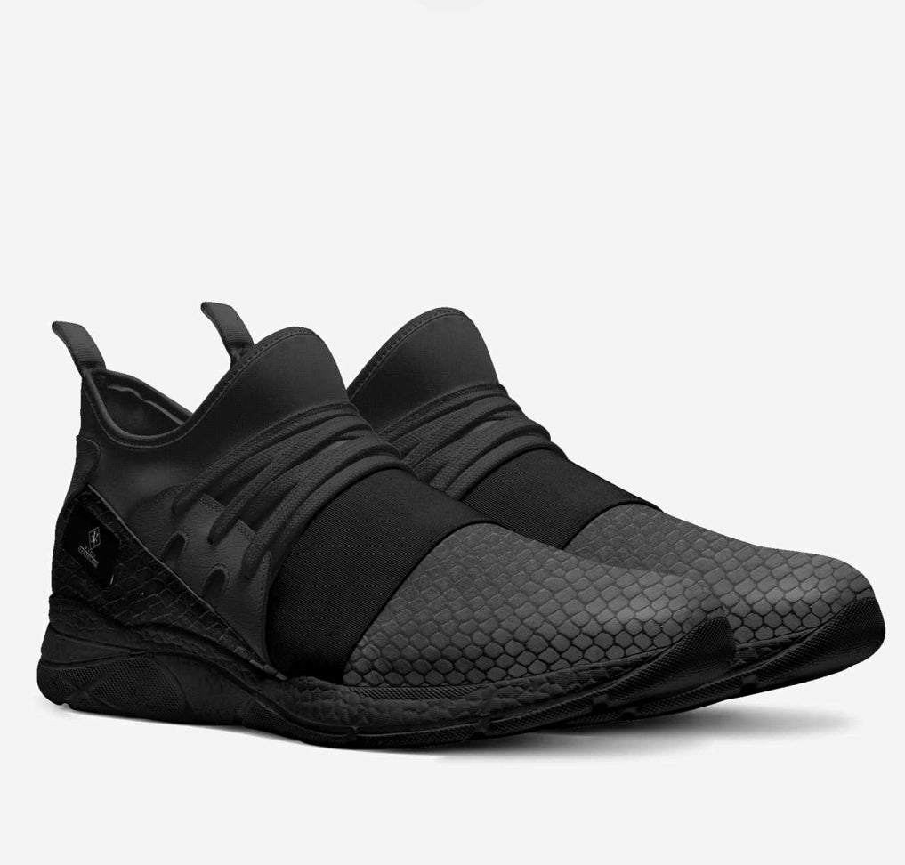 Vici Sock Runner  (Snaked Out) all black