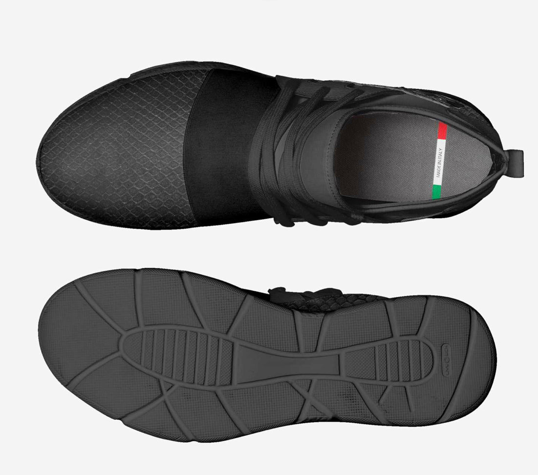 Vici Sock Runner  (Snaked Out) all black