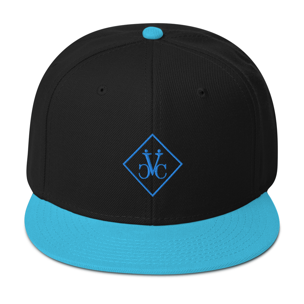 Vici Diamond Aqua/white Snapback Hat