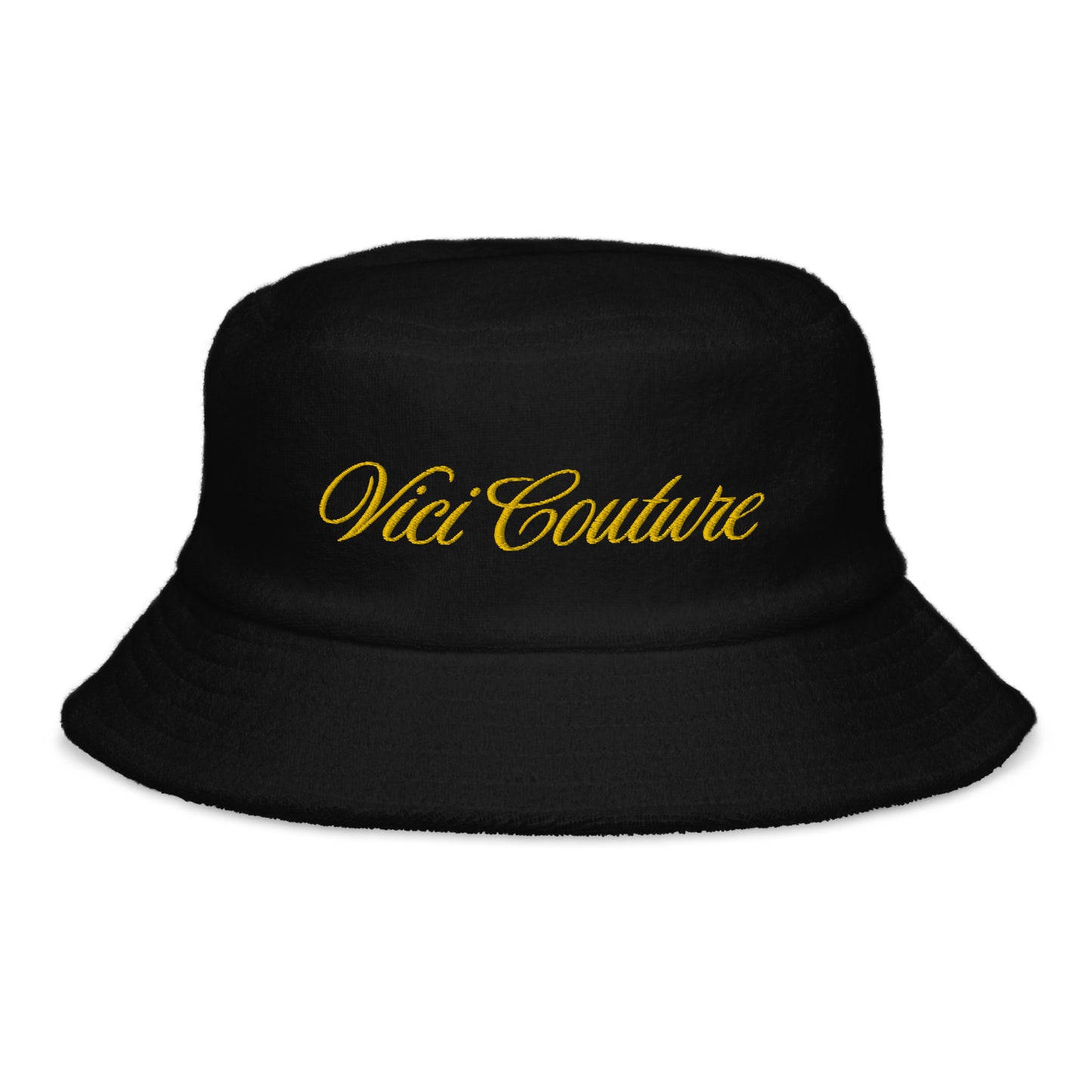 Vici Couture terry cloth bucket hat