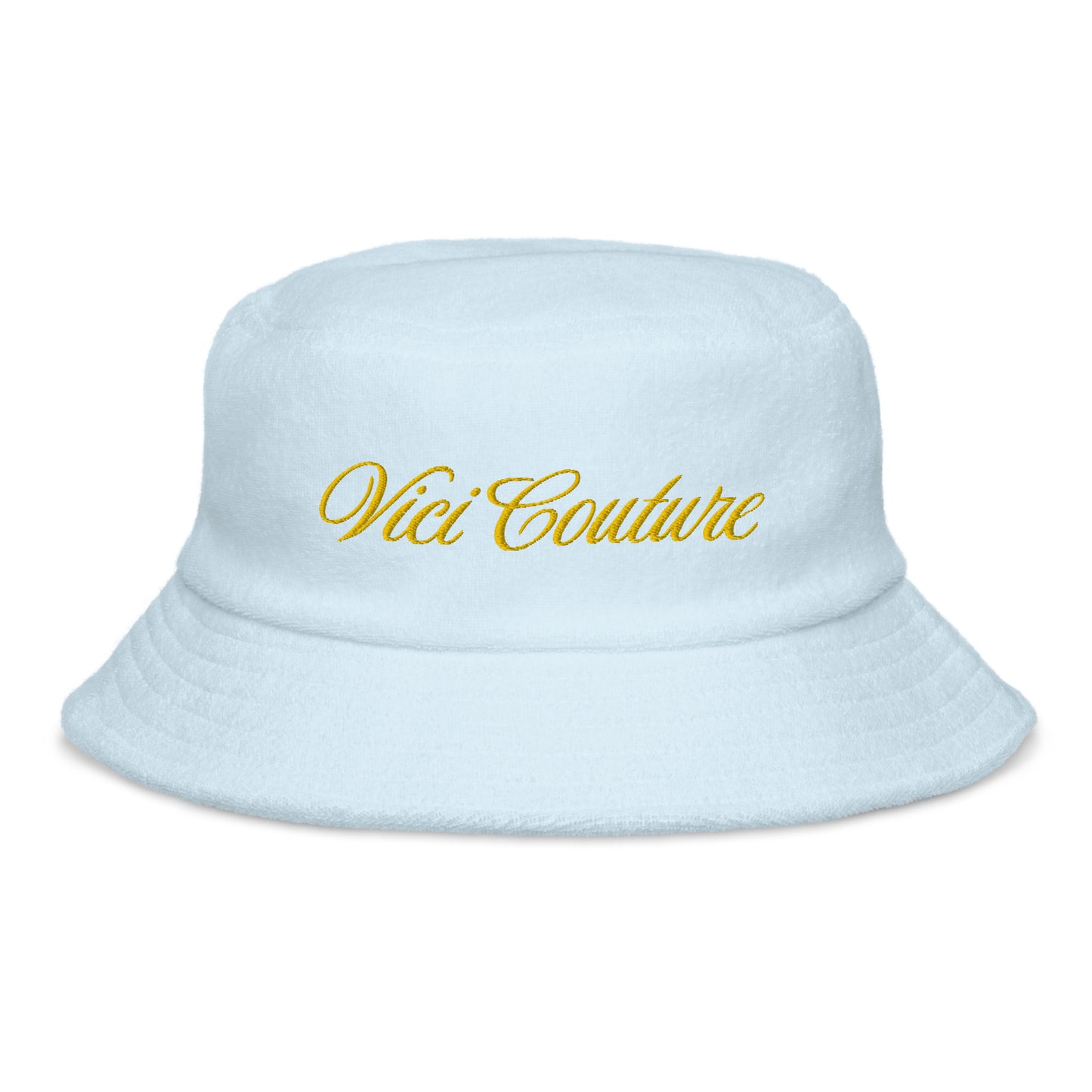 Vici Couture terry cloth bucket hat